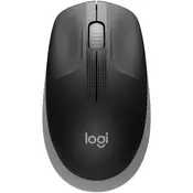 LOGITECH M190 Full-size wireless mouse - MID GREY - 2.4GHZ - EMEA - M190