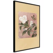 Poster - Rhododendron and Butterfly 20x30