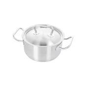 Saucepan, with lid, stainless steel, 16 cm/1.5 L, Classic Pro 3 - De