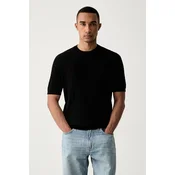 Armani Exchange pletena majica moška z viskozo