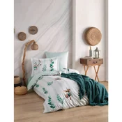 Vicanze - Zeleni Zeleni Beli Satenski Set Pokrivaca (FR)