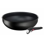 Tefal Ingenio Eco Resist set tava za wok, 2 kom, 26 cm + 1 uklonjiva rucka (L3979302)
