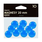 GRAND 20 mm plavi magnetski držači za ploču, 10 komada 130-1690