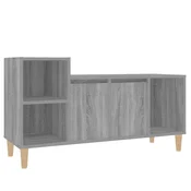 Vidaxl TV omarica siva sonoma 100x35x55 cm inženirski les