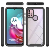 GS Ovitek za Motorola Moto G10 / G20 / G30, odporen na udarce, s folijo, črn