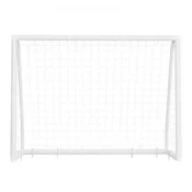 VEVOR Nogometna vrata 2.44x1.82 m PVC z mrežo iz PE, prenosna, odporna na vremenske vplive, komplet