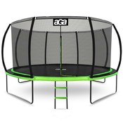 Aga SPORT EXCLUSIVE Trampolin 430 cm svetlo zelena + zaščitna mreža + lestev