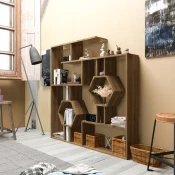 Hanah Home Polica 134x134x22cm Orah