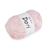 Pletenje moherne preje z Dori 100 g - rožnata pentlja.