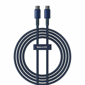 Baseus Tungsten Glod USB-C to USB-C cable, 100W, 2m (blue)