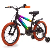 shumee Otroško kolo 14 palcev Z RGB lučjo črne barve