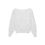 Pull&Bear Pulover pegasto siva