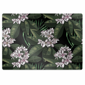 Decormat Podloga za pisarniški stol Exotic flowers 140x100 cm 15 cm