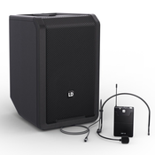 LD Systems ANNY 8 BPH B5 Akumulatorsko ozvočenje + 1x brezžični naglavni mikrofon - LD SYSTEMS