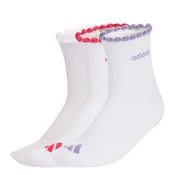 ADIDAS PERFORMANCE Športne nogavice womens quarter 3 Pair Pack sivka/pastelno roza/živo rdeča/bela