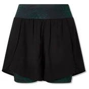 Ženske kratke hlače CCM TH 2in1 Dark Green/Black XS