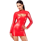Noir Handmade F367 Bombshell Bodycon Dress Red S