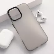 Maska Electro Glow Frame za iPhone 16 crna