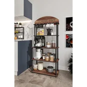 Hanah Home Polica za kafu Time, 34x69x140 cm, Smeda