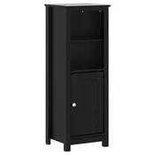 Vidaxl Kopalniška omarica BERG črna 40x34x110 cm trdna borovina