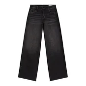 Bershka Kavbojke črn denim