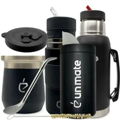 shumee Potovalni set Yerba mate 7 v 1: Termolid DualFlow, yerbomos, bombilla, matero