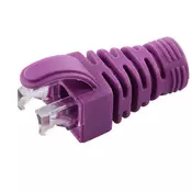 MicroConnect Zaščitni tulec Cat5e/6/6A do 6,5mm vijoličen, 100 kos