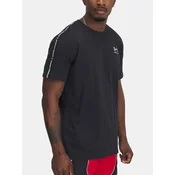Majice Under Armour Icon HWT Tee Taping Black/ White M