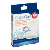 Pic Quickgen obliž za hitrejše celjenje ran 5 x 7,5 cm, 5 obližev