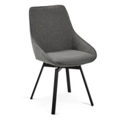 Temno siv jedilni stol Jenna – Kave Home