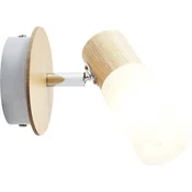 Brilliant Stenski reflektor E14 EEK: neodvisno od sijalke (A++ - E) 3.5 W LED Brilliant Babsan 51410/50 Les svetel, Bela