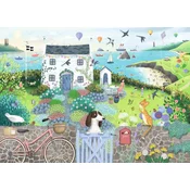 Ravensburger - Puzzle Obalna koča - 1 000 kosov