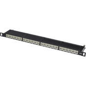 Digitus Omrežni Patch panel CAT 6 24 LAN Ports 0.5 HE Digitus DN-91624S-SL-SH