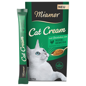 Miamor Cat Cream piščanec + zelenjava - Varčno pakiranje: 20 x 15 g
