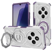 Hibridna maska Carbon Shield Pro za Xiaomi Redmi 14C / Poco C75 - purple transparent
