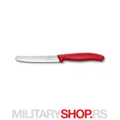 Crveni reckavi kuhinjski Victorinox nož 11 cm