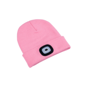 VivoVita Beanie Light – kapa z lučko (USB), roza