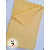 Bubamara 037 Pokrivac za bebe, Sa vezom, Žuti