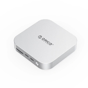 Orico Orico MiniLink 9v1 priklopna postaja z žepom za trdi disk M.2 SSD - srebrna