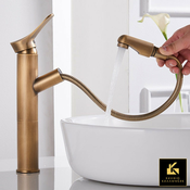 Kranig Kraanwerk Salon in butik pipe| Dizajn Mešalna pipa | Izvlecite cev | Lotte, (21731957)