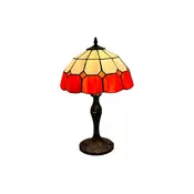 Brilagi - Tiffany vitražna stona lampa SIENNA 1xE27/60W/230V