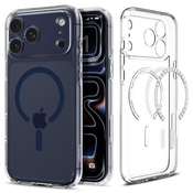 Spigen Ultra hibridni MagSafe, prozorno temno moder - iPhone 17 Pro Max