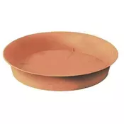 Prosperplast Plastična podložna skleda za cvetlični lonček 26 cm, rjava, 2,9 l