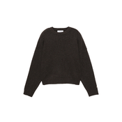 Pull&Bear Pulover temno rjava