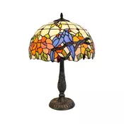 Brilagi - Tiffany vitražna stona lampa JUNGLE 2xE27/60W/230V