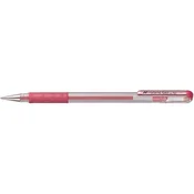Pentel roler gel Metallic Hybrid Gel Grip, rdeč