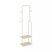 5five - Stalak za odecu LENTY 164x45 cm braon
