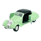 shumee WELLY STARODOBNI PEUGEOT 402 IZ LETNIKA 1938 Z ZELENO STREHO 1:34 98877
