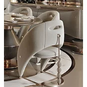 Casa Padrino luxury dining chair gray/copper 55 x 54.5 x H. 82 cm