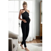 86606 Dewberry Thermal Warm Flexible Winter Pregnant Tights-BLACK